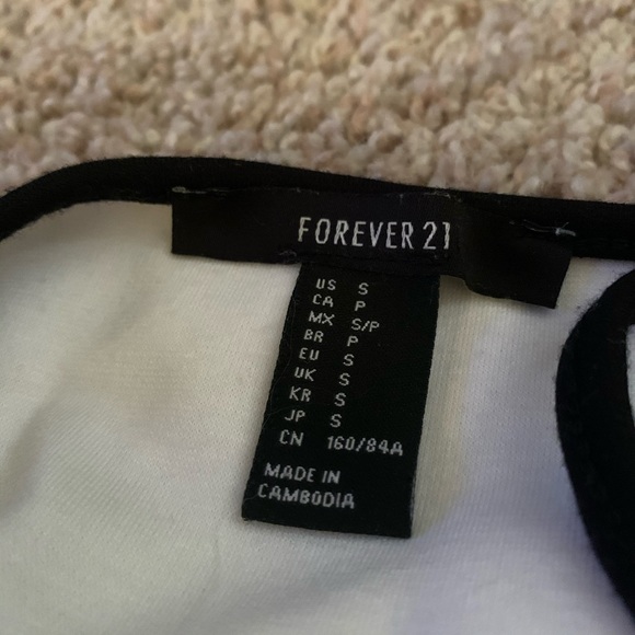 White & Black Body Suit - Picture 3 of 3